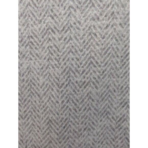 Kyodan Outdoor Gray & White Herringbone 1/4 Zip Tailored Pullover Womens Size L - Picture 6 of 6